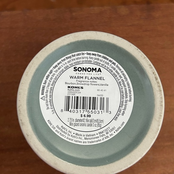 NEW Bath & Body Works Flannel Candle Mouse Nutcracker & Sonoma Warm Flannel - Picture 7 of 8